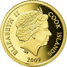 Coin, Cook Islands, Elizabeth II, 5 Dollars, 2009, Valcambi, MS(65-70), Gold