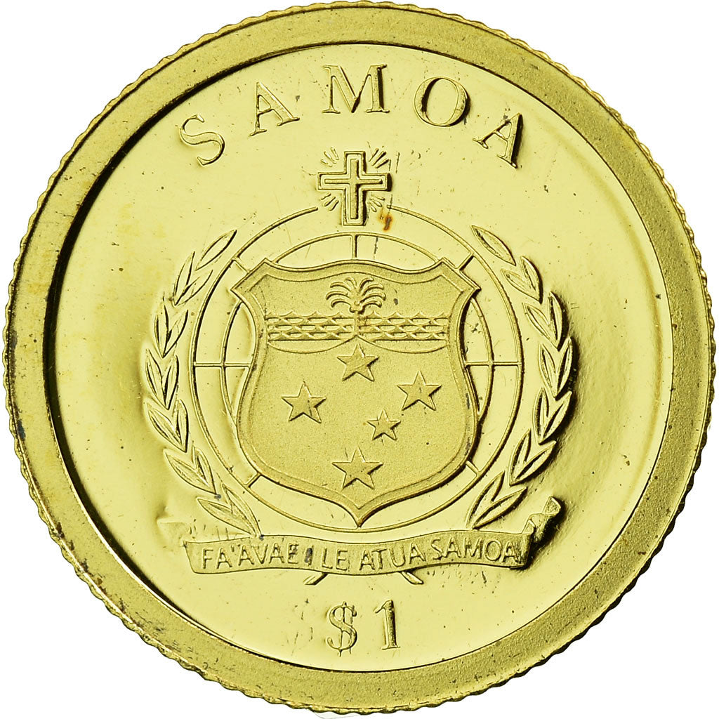 Moneta, Samoa, Tala, 2009, B.H. Mayer, MS(65-70), Złoto, KM:187