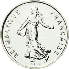 Coin, France, 5 Francs, 2001, Paris, MS(65-70), Silver, KM:1309