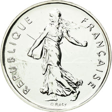 Coin, France, 5 Francs, 2001, Paris, MS(65-70), Silver, KM:1309, Gadoury:771
