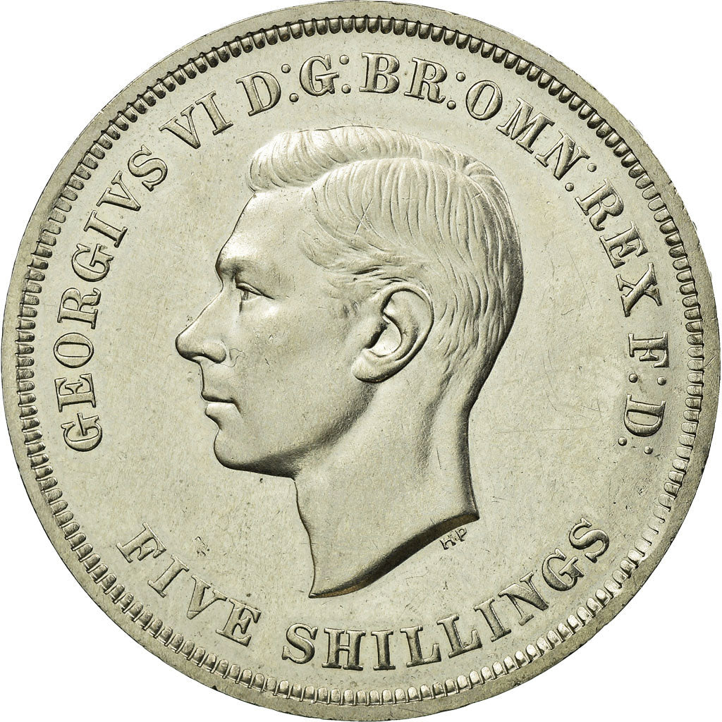 Coin, Great Britain, George VI, Crown, 1951, AU(55-58), Copper-nickel, KM:880