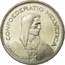 Coin, Switzerland, 5 Francs, 1980, Bern, MS(65-70), Copper-nickel, KM:40a.1