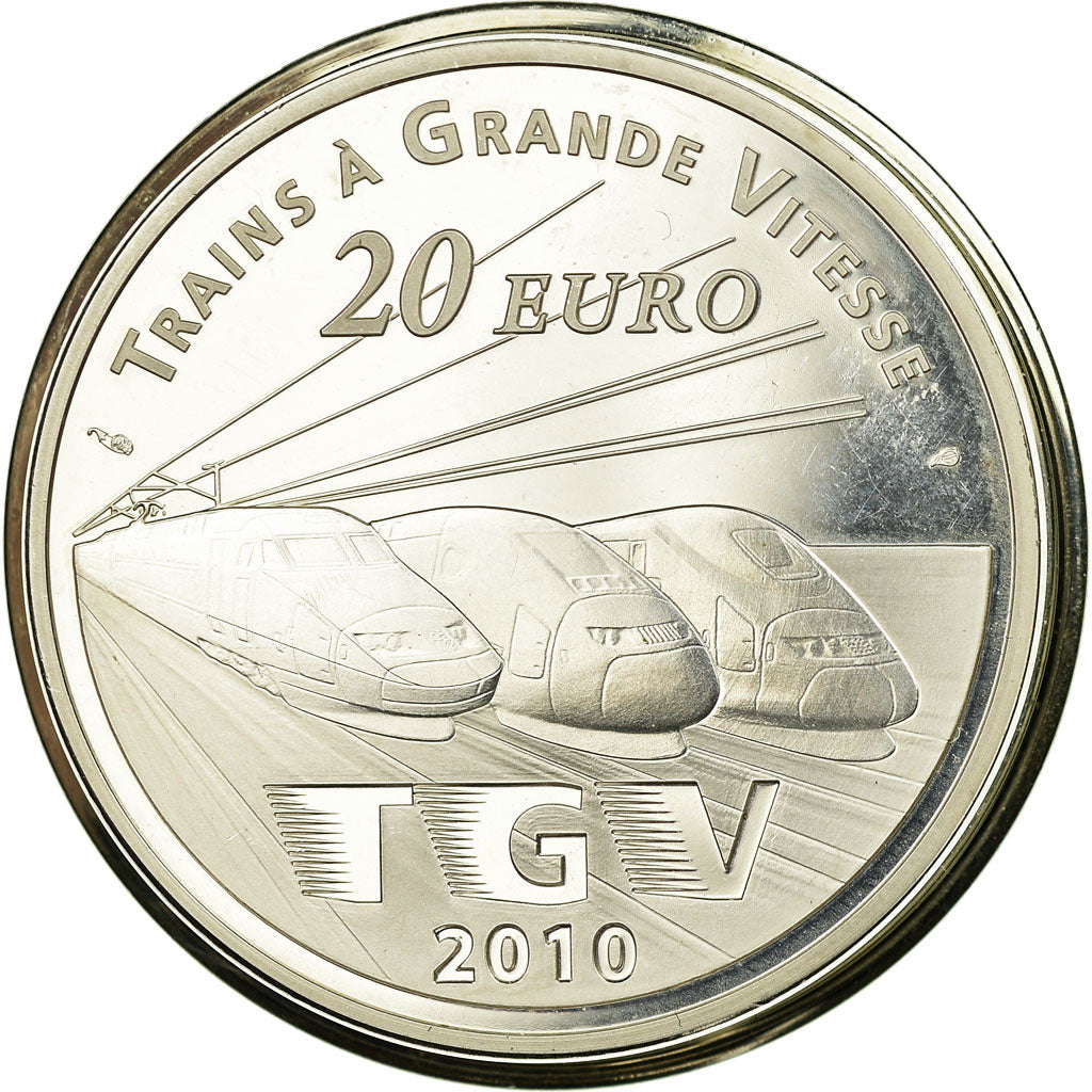 France, 20 Euro, 2010, SUP+, Argent, Gadoury:EU428, KM:1704