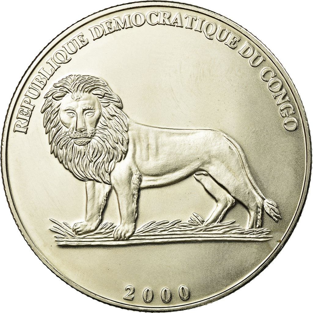 Monnaie, CONGO, DEMOCRATIC REPUBLIC, 5 Francs, 2000, SPL, Copper-nickel, KM:121