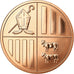 Moeda, Andorra, Centimo, 2014, MS(65-70), Cobre, KM:New