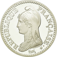 Coin, France, République, Franc, 1992, Paris, MS(65-70), Silver, KM:1005