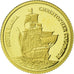 Moeda, Palau, Christophe Colomb, Dollar, 2007, MS(65-70), Dourado, KM:337