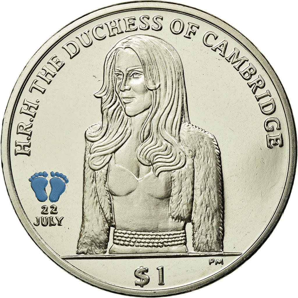 Coin, BRITISH VIRGIN ISLANDS, Elizabeth II, Dollar, 2013, Pobjoy Mint