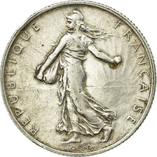 Coin, France, Semeuse, 2 Francs, 1914, Paris, EF(40-45), Silver, KM:845.1