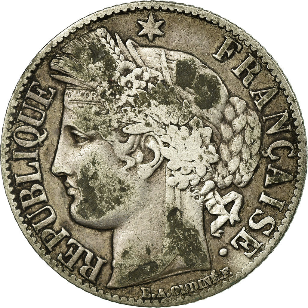 Münze, Frankreich, Cérès, Franc, 1887, Paris, S, Silber, KM:822.1
