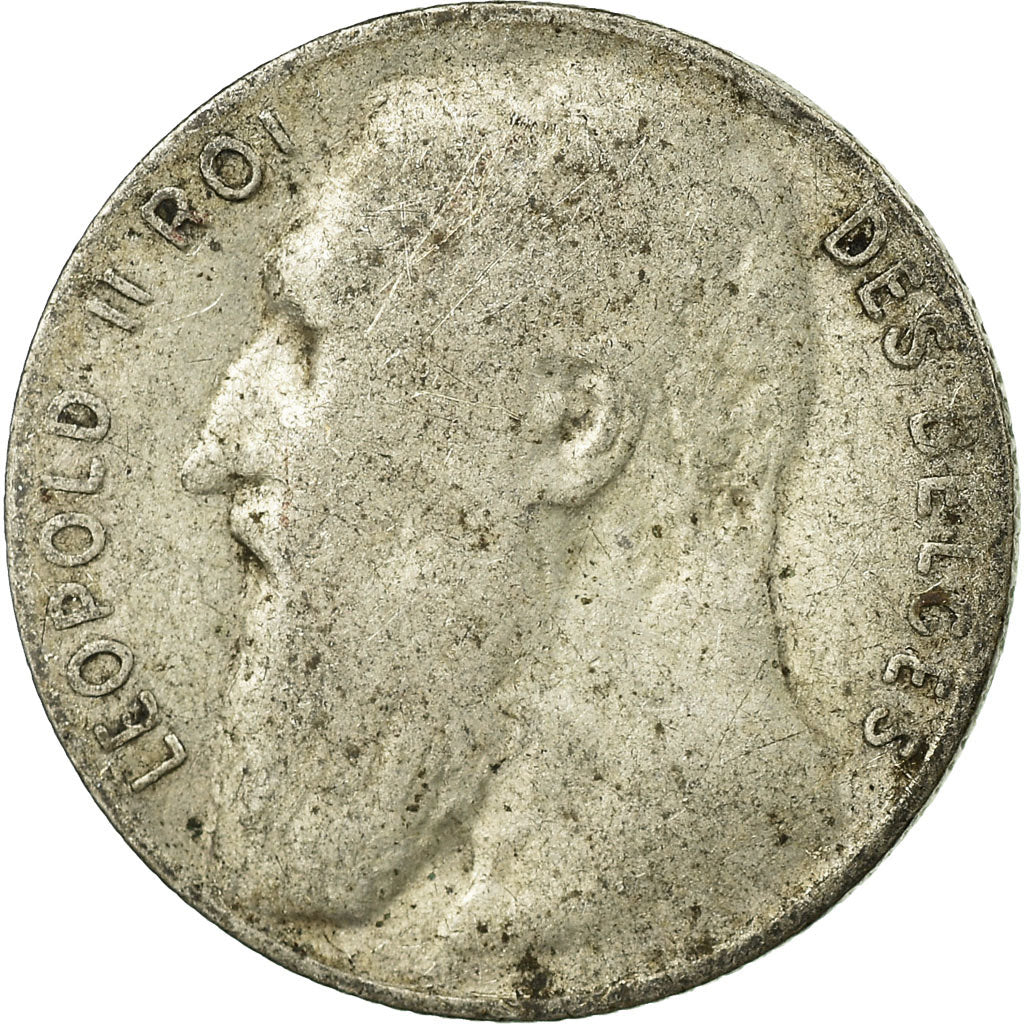 Moneta, Belgia, 50 Centimes, 1901, VG(8-10), Srebro, KM:50