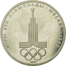 Coin, Russia, Rouble, 1977, Saint-Petersburg, AU(55-58), Copper-Nickel-Zinc
