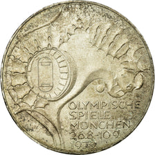 Coin, GERMANY - FEDERAL REPUBLIC, 10 Mark, 1972, Hambourg, VF(30-35), Silver