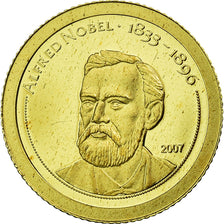 Monnaie, Mongolie, 500 Tugrik, 2007, FDC, Or