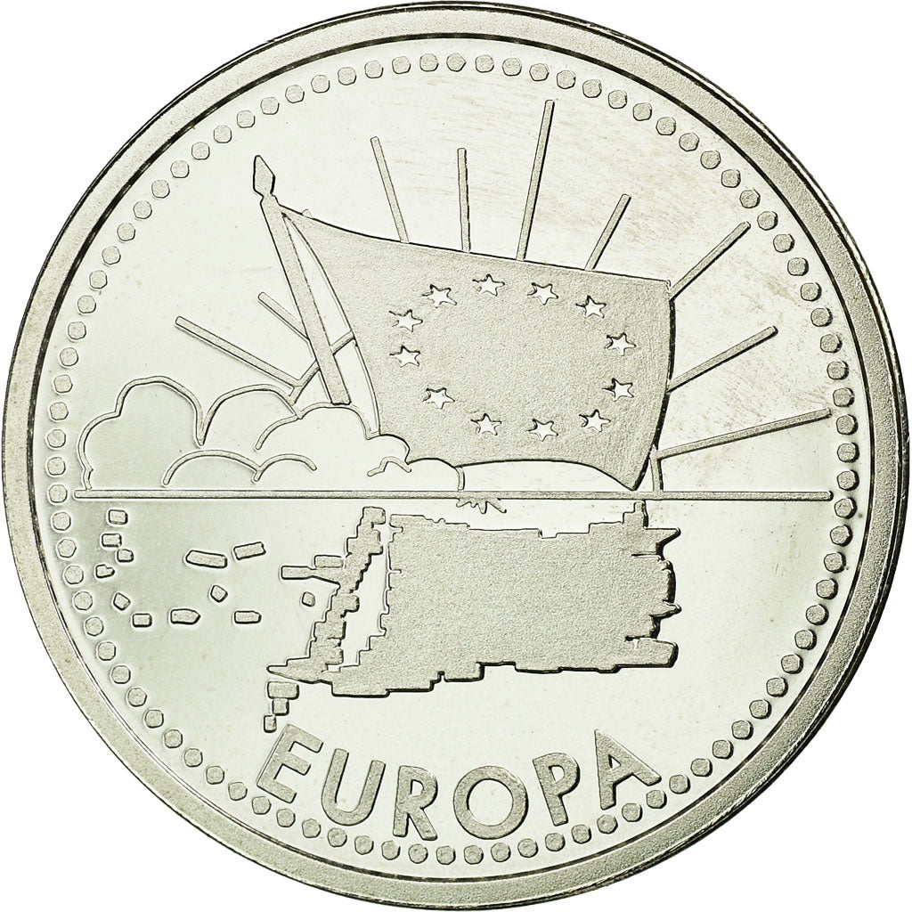 France, Jeton, 1997, Europa, MS(65-70), Silver