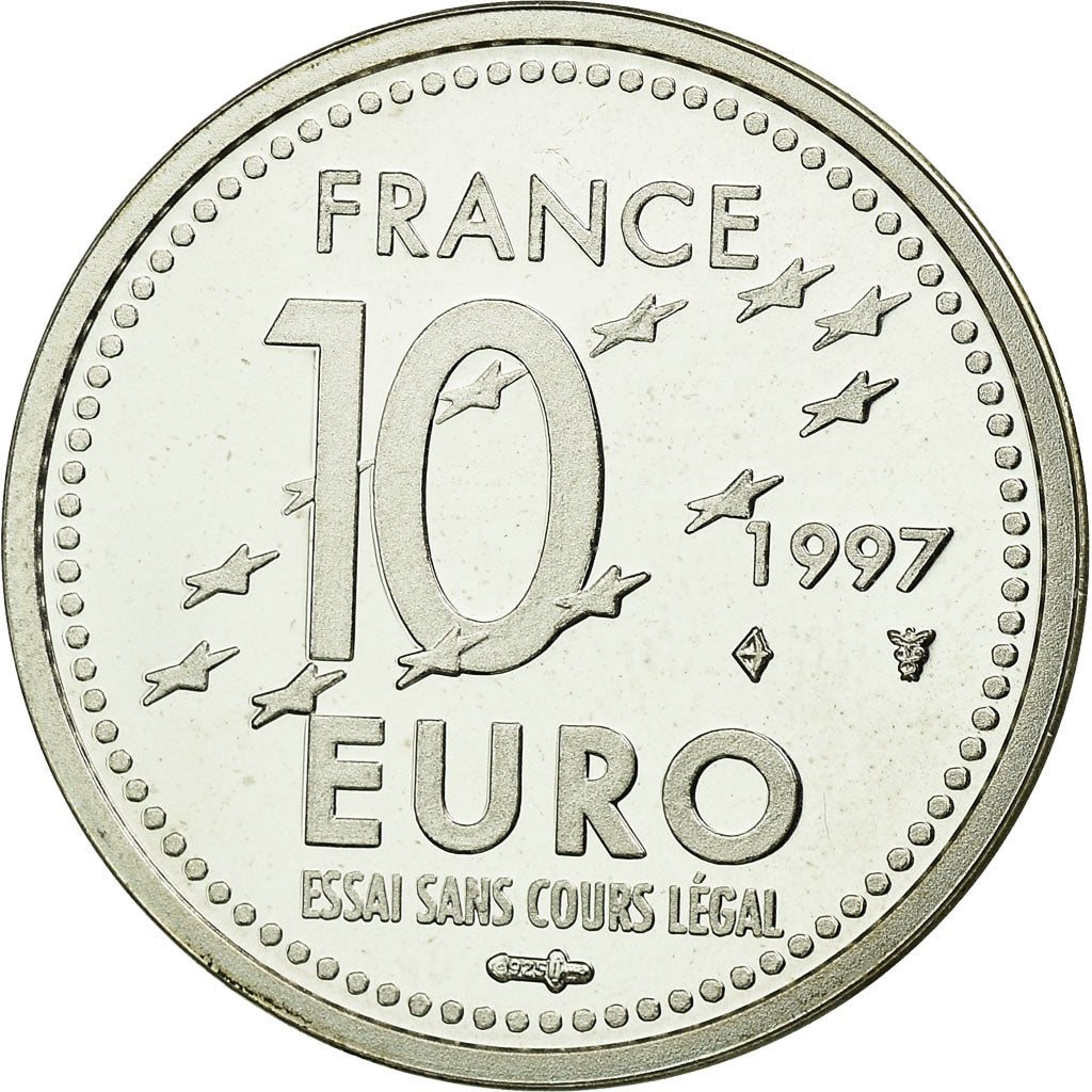 France, Jeton, 1997, Europa, MS(65-70), Silver