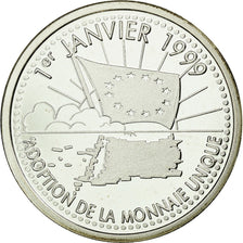 France, Jeton, 1999, Monnaie Unique, MS(65-70), Silver