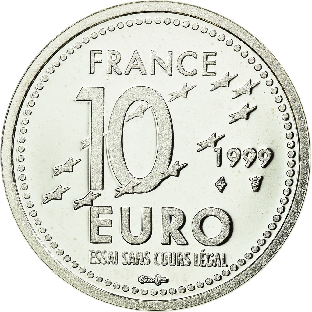 France, Jeton, 1999, Monnaie Unique, MS(65-70), Silver