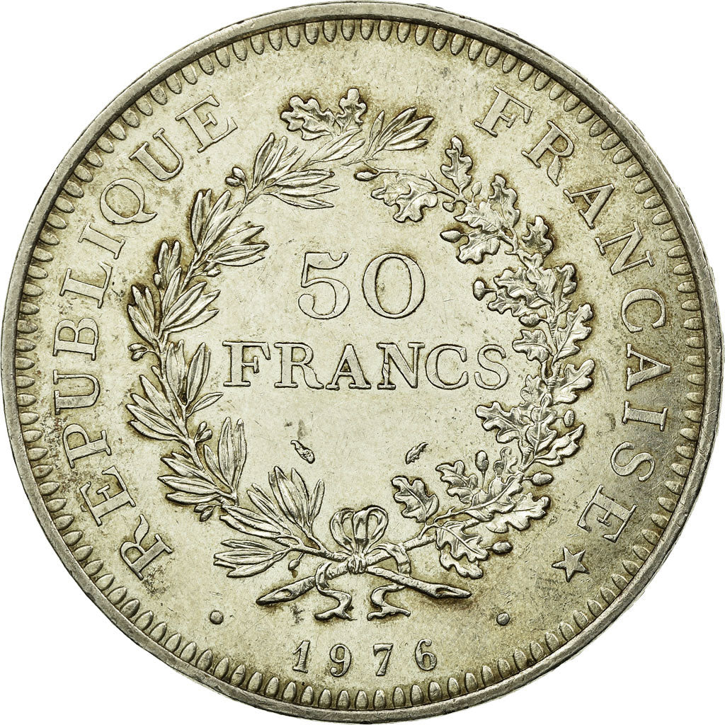 Monnaie, France, Hercule, 50 Francs, 1976, Paris, SUP, Argent, KM:941.1