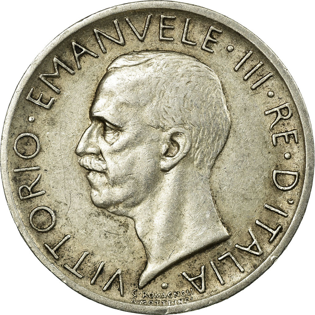 Münze, Italien, Vittorio Emanuele III, 5 Lire, 1927, Rome, SS, Silber, KM:67.2