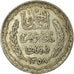 Munten, Tunisië, Ahmad Pasha Bey, 5 Francs, AH 1358/1939, Paris, FR+, Zilver