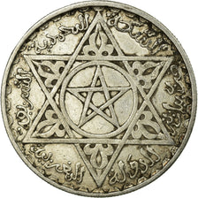 Coin, Morocco, Mohammed V, 200 Francs, 1953, Paris, EF(40-45), Silver, KM:53