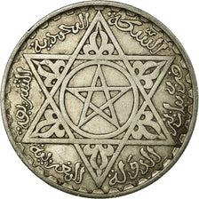 Coin, Morocco, Mohammed V, 200 Francs, 1953, Paris, EF(40-45), Silver, KM:53