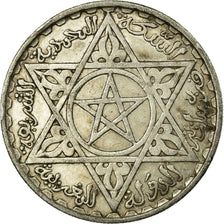 Coin, Morocco, Mohammed V, 200 Francs, 1953, Paris, EF(40-45), Silver, KM:53