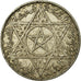 Coin, Morocco, Mohammed V, 200 Francs, 1953, Paris, VF(30-35), Silver, KM:53