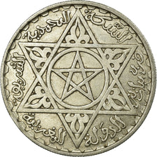 Coin, Morocco, Mohammed V, 200 Francs, 1953, Paris, AU(50-53), Silver, KM:53