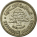 Münze, Lebanon, 50 Piastres, 1952, Utrecht, S+, Silber, KM:17