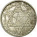 Coin, Morocco, Mohammed V, 100 Francs, AH 1372/1953, Paris, AU(50-53), Silver