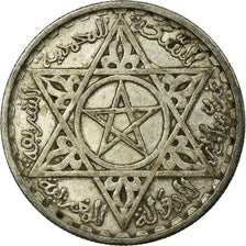 Coin, Morocco, Mohammed V, 100 Francs, AH 1372/1953, Paris, VF(30-35), Silver