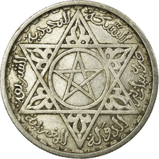Coin, Morocco, Mohammed V, 100 Francs, AH 1372/1953, Paris, EF(40-45), Silver