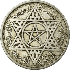 Coin, Morocco, Mohammed V, 100 Francs, AH 1372/1953, Paris, EF(40-45), Silver