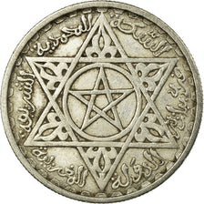 Coin, Morocco, Mohammed V, 100 Francs, AH 1372/1953, Paris, EF(40-45), Silver