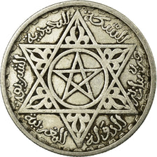 Coin, Morocco, Mohammed V, 100 Francs, AH 1372/1953, Paris, EF(40-45), Silver