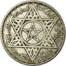 Coin, Morocco, Mohammed V, 100 Francs, AH 1372/1953, Paris, EF(40-45), Silver