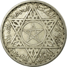 Coin, Morocco, Mohammed V, 100 Francs, AH 1372/1953, Paris, EF(40-45), Silver