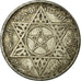 Coin, Morocco, Mohammed V, 100 Francs, AH 1372/1953, Paris, EF(40-45), Silver