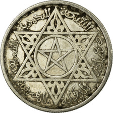 Coin, Morocco, Mohammed V, 100 Francs, AH 1372/1953, Paris, VF(30-35), Silver