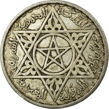 Coin, Morocco, Mohammed V, 100 Francs, AH 1372/1953, Paris, VF(30-35), Silver