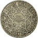 Coin, Morocco, Mohammed V, 5 Francs, AH 1352/1933, Paris, VF(30-35), Silver