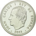 Espanha, 10 Euro, 2011, MS(65-70), Prata, KM:1185