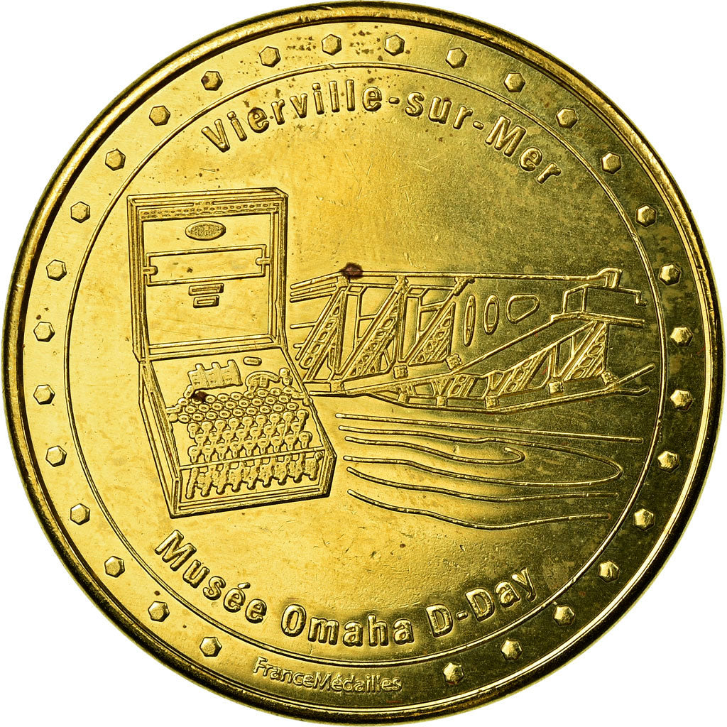 France, Token, Touristic token, Normandie - Espace Historique - Vierville sur