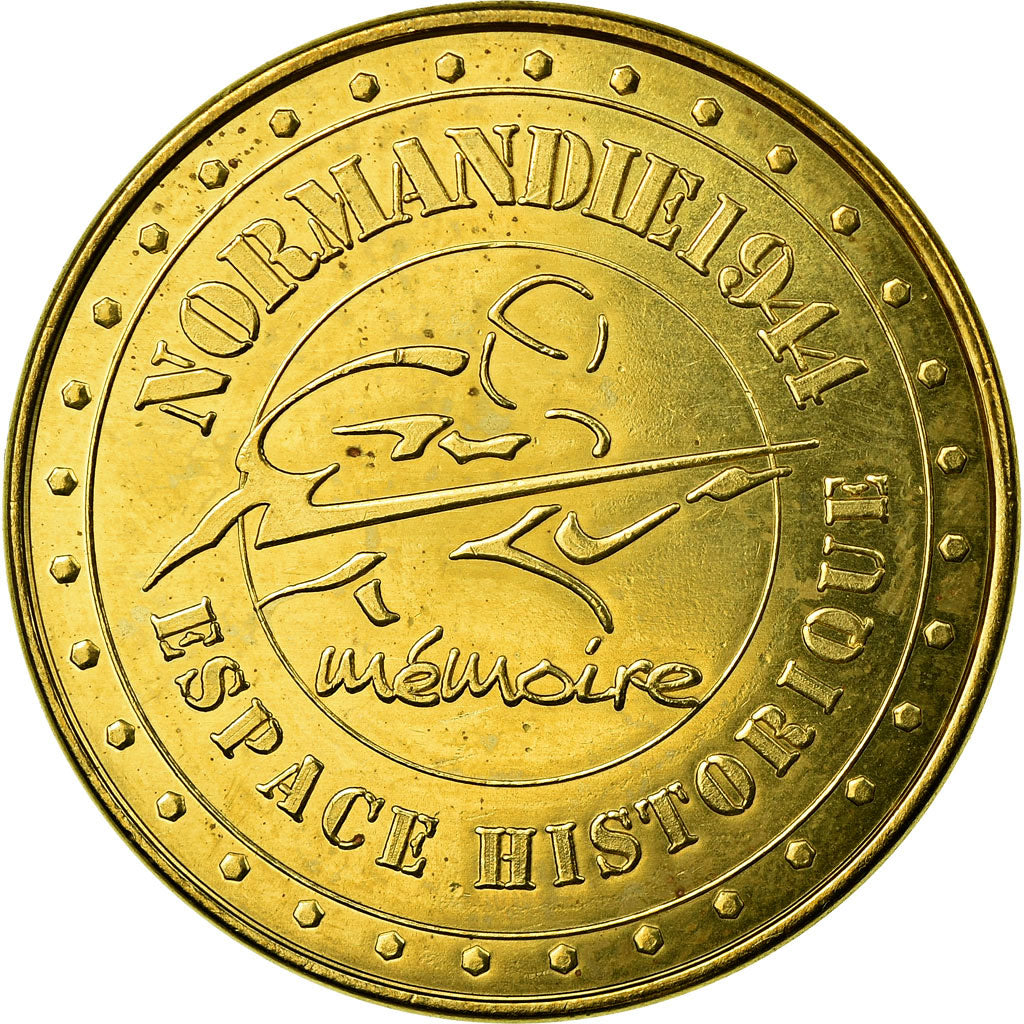 France, Token, Touristic token, Normandie - Espace Historique - Vierville sur