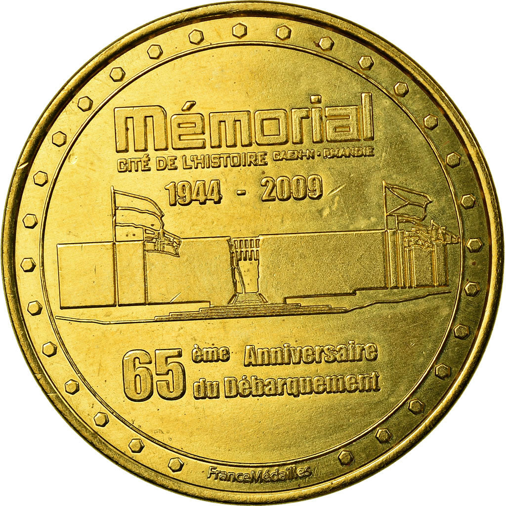 France, Token, Touristic token, Normandie - Espace Historique - 65ème