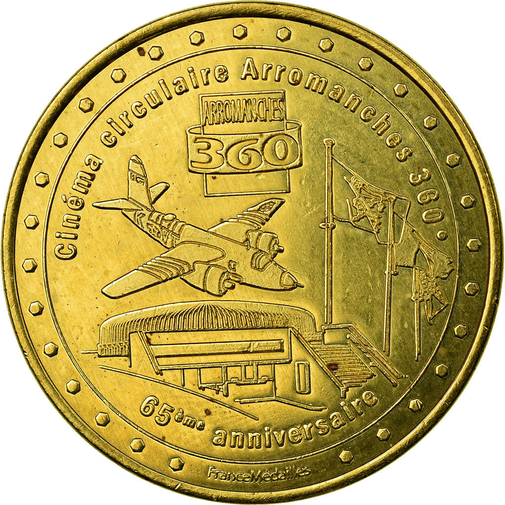 France, Token, Touristic token, Normandie - Espace Historique - Arromanches -