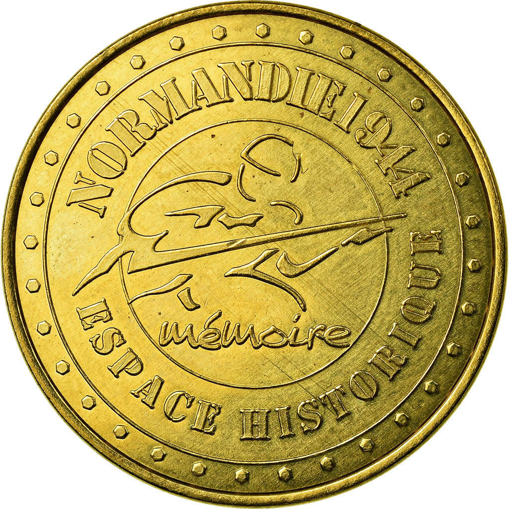 Francia, Token, Touristic token, Normandie - Espace Historique -  Gold Beach