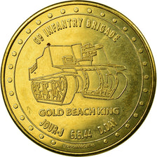 Frankreich, Token, Touristic token, Normandie - 69 infantry brigade - Gold Beach